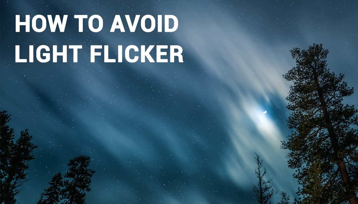 How to Avoid Flickering on Time Lapse Videos